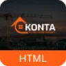 Konta - Construction & Real Estate Company HTML Template