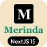 Merinda - Personal Blog NextJS Template