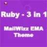 Ruby - 3 in 1 Mailwizz Modern Customizable Theme with Landing Page