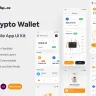 Crypto Wallet App Design UI Kit