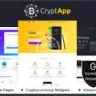 CryptApp Landing Page - Cryptocurrency Landing Page Theme